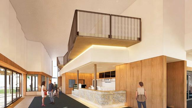 Impressions of the foyer of the new Proserpine Entertainment Centre.