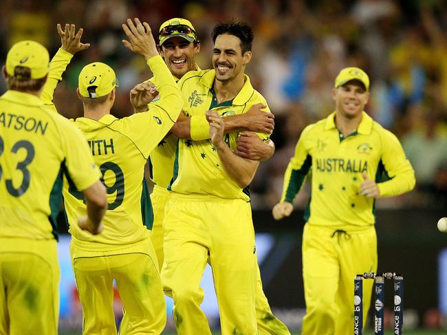 Mitchell Johnson is primed for an all-out assault on Bangladesh on Saturday. Picture: Colleen Petch.