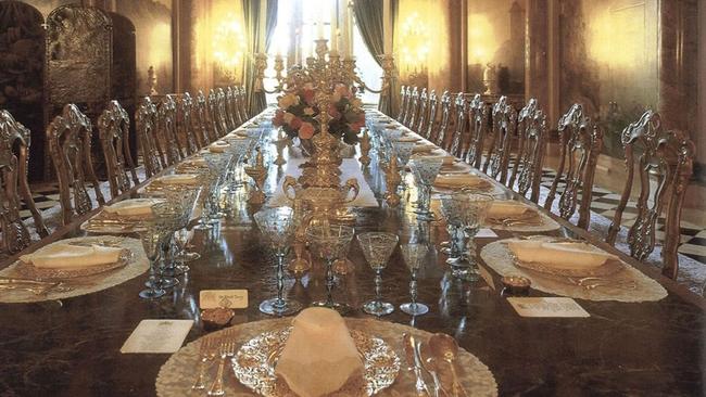 Inside Trump’s opulent resort in Florida. Picture: Courtesy Mar-a-Lago Club