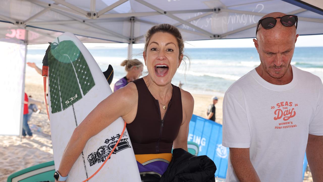 Liz Cantor at Seas The Day Womens Surf Festival at Kingscliff for Gold Coast at Large. Picture, Portia Large.