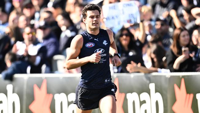 Jack Silvagni won’t play his first final for Carlton. Picture: Quinn Rooney/Getty Images)