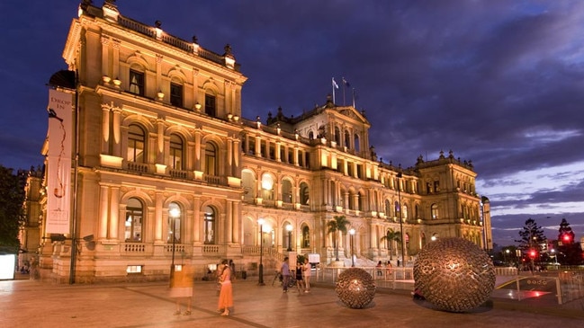 Griffith University is crying poor over infrastructure but has its eye on a new campus in Brisbane’s CBD, which might include the iconic Treasury building, which is for sale.