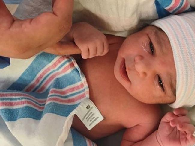 Dream Kardashian, daughter of Rob Kardashian and Blac Chyna, was born only a month ago. Picture: KUWTK/Instagram