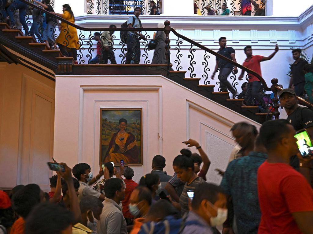 Sri Lanka's colonial-era presidential palace has embodied state authority for more than 200 years. Picture: AFP