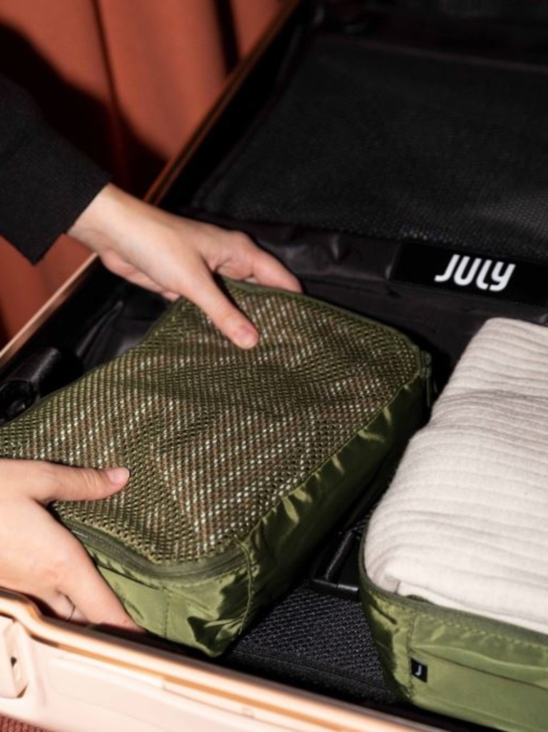 The packing cube made living out of a suitcase a whole lot easier. Picture: Instagram/@July