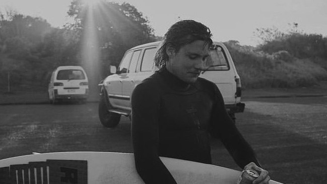 Surfer Kai McKenzie was rushed to hospital after he was attacked by a shark while in the water on Tuesday. Picture: Instagram