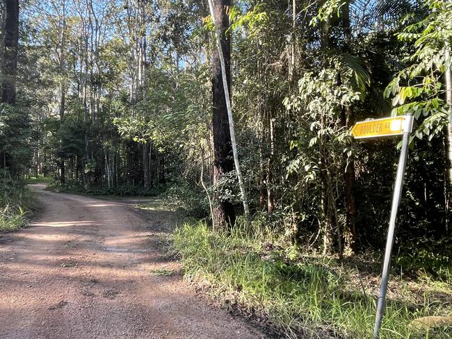 Boulder Rd in Finch Hatton, along which Suzanne Ruth Scott lived for several years. Picture: Janessa Ekert