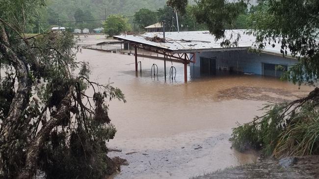 The community of Wujal Wujal is being evacuated to higher ground. Supplied: Wujal Wujal Health Clinic