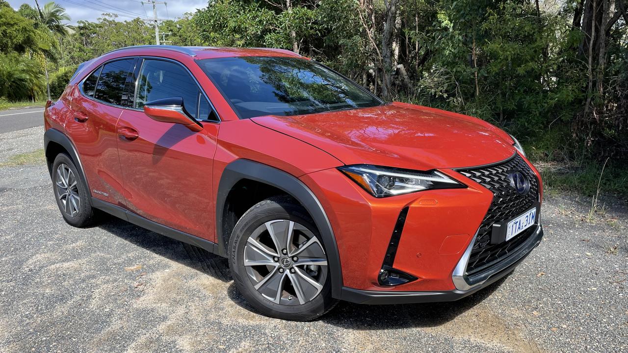 The 2022 model Lexus UX 300e has a range of about 300km.