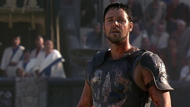 Gladiator still from movie.