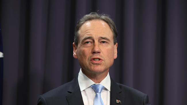 Federal Health Minister Greg Hunt. Picture: Gary Ramage