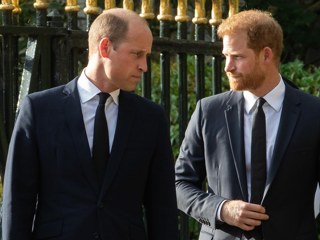 There’s ‘no going back’ for Prince William and Prince Harry. Picture: Getty Images