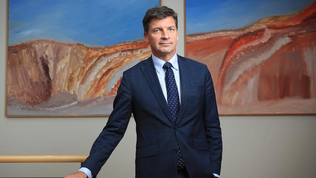 Angus Taylor has reached into taxpayers’ pockets to build a new 660 megawatt gas power plant. Picture: John Feder