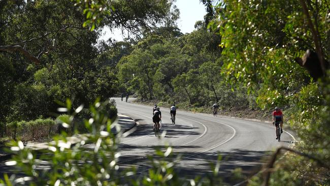 Infrastructure Australia has a plan to revamp busy peak-hour routes into cycle-friendly superhighways. Picture: Getty