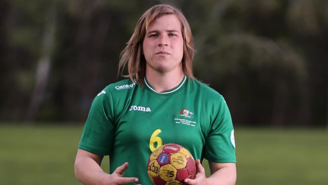 Hannah Mouncey has been training with a VFLW club. Picture: Ray Strange.