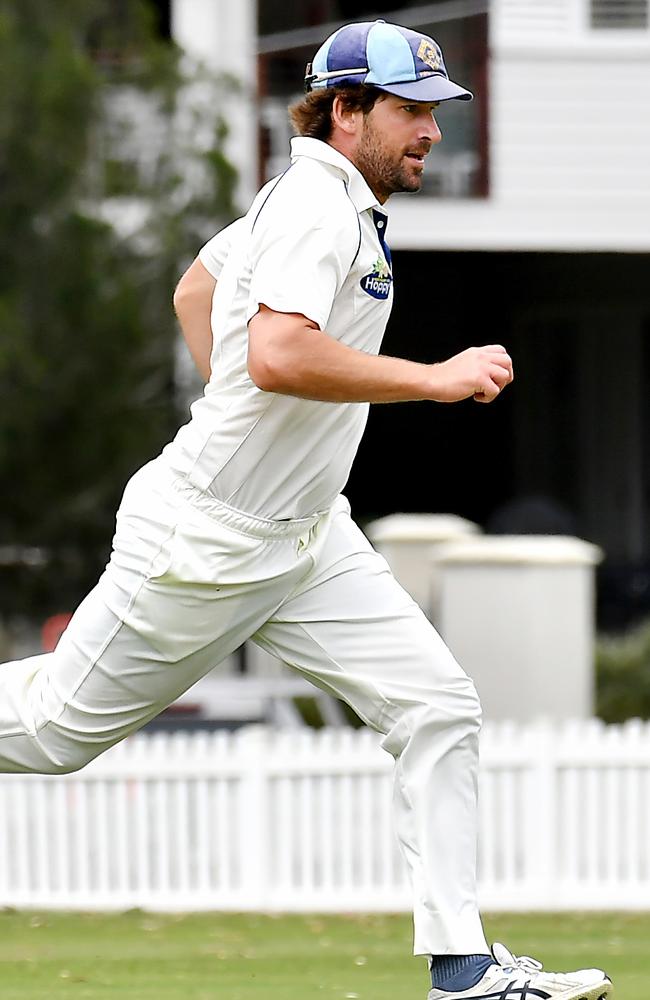 Norths player Joe Burns Sci-Fleet Motors club cricket competition between Valley and Norths Saturday October 1, 2022. Picture, John Gass