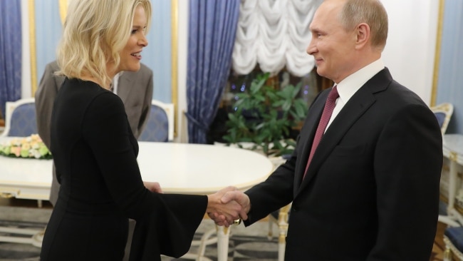 The American journalist said she was “nervous” to jump on the “he’s crazy now train” based on her personal experiences with President Putin during three interviews. Picture: Getty Images