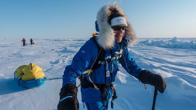 Eric Philips on one of his expeditions as a guide at the North Pole. Photo: Petter Nyquist