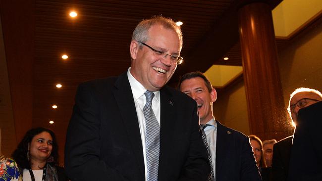 Prime Minister Scott Morrison at a '€˜Facing North' Territory Leadership Network Showcase event at Parliament House in Canberra, Wednesday, September 19, 2018. (AAP Image/Mick Tsikas) NO ARCHIVING