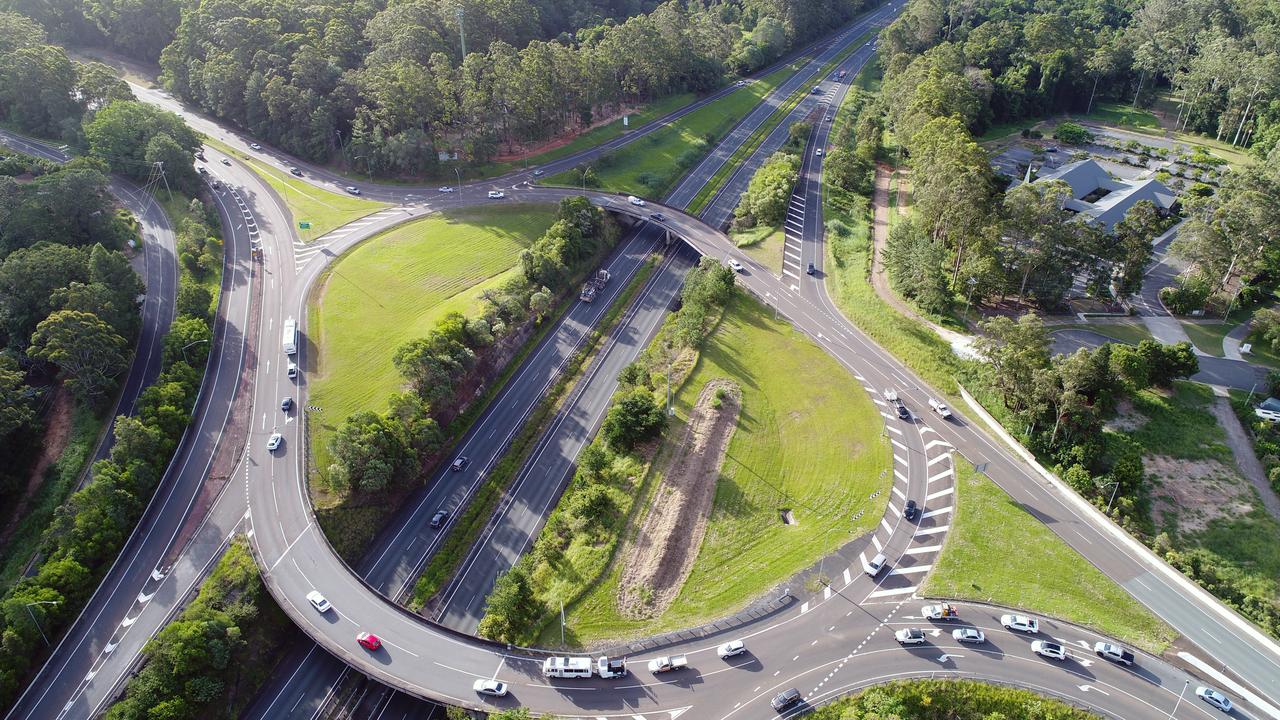 The Maroochydore Rd/Bruce Highway interchange. Photo Patrick Woods / Sunshine Coast Daily.