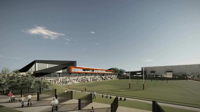 An artist's impression of the Concord Oval redevelopment. Picture: Supplied