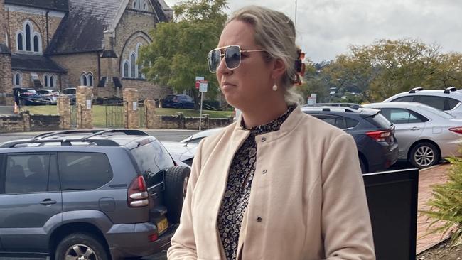 Lauren Grainger outside Lismore District Court.