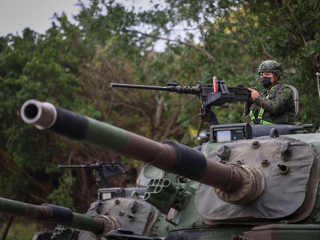 Taiwan’s ‘Han Kuang’ exercises, which the ministry said would be held from July 9-18, are conducted every year across Taiwan to simulate defending the island against Chinese attacks. (Photo by WANG Teng-yi / CNA / AFP)