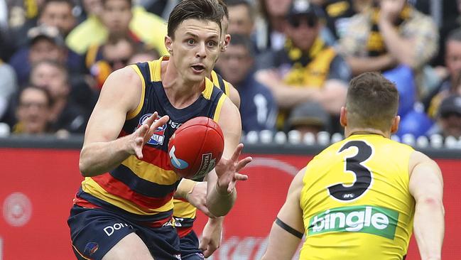 Jake Lever has played his last game for the Crows. Picture: Sarah Reed