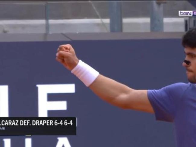 Alcaraz to rise to No.2 after advancing