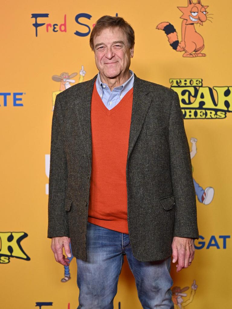US actor John Goodman arrives for Tubi's "The Freak Brothers" in Los Angeles on December 6, 2021. (Photo by Robyn Beck / AFP)