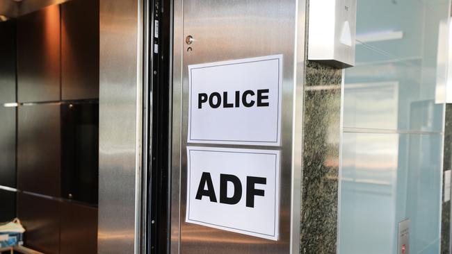 Queensland Police took the Gold Coast Bulletin behind the scenes in one of the undisclosed Gold Coast Quarantine Hotels. Photo: Scott Powick Newscorp