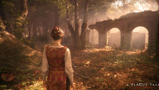 I was immediately struck by A Plague Tale’s beauty — the idyllic setting of country France, light filtering through the trees.