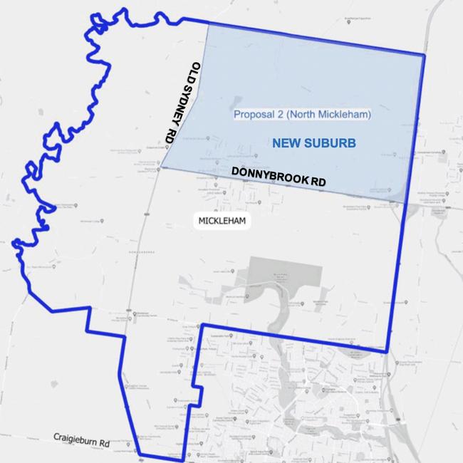 PIC 2: NEW PROPOSALS FOR HUME COUNCIL LAND SUBURB CHANGES COUNCIL MEETING 11 MAY