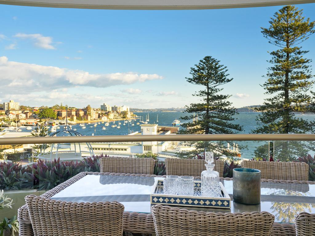 There are multiple balconies from which to enjoy the view.