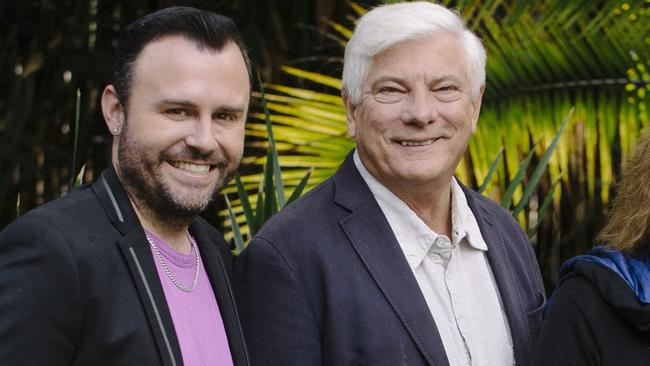 Byron Shire Action Group council candidate Gary Deller with mayoral candidate Bruce Clarke. Picture: Natalie McComas