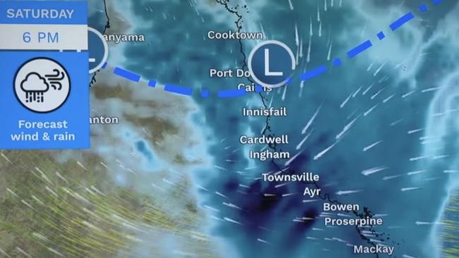 The bureau has issued further severe flood warnings for residents from Cairns to Mackay, with life-threatening levels of rain expected to continue all weekend. Picture: BOM