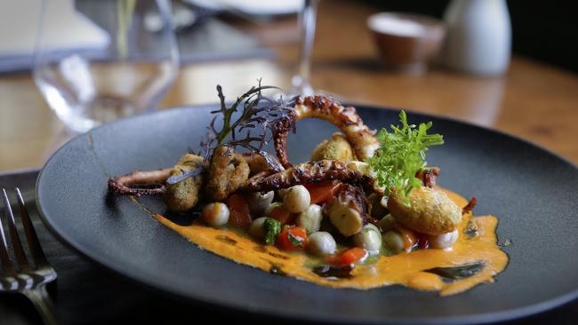 The octopus at Harry's on Buderim. Picture: Megan Slade/AAP