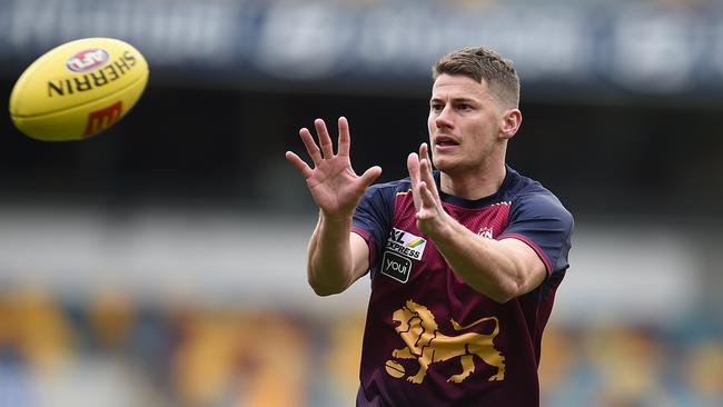 Dayne Zorko in action during a Brisbane Lions AFL training session.