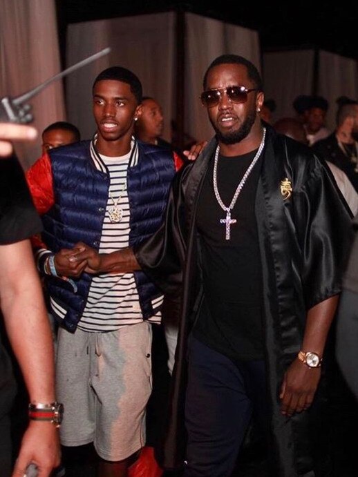 P Diddy and son Christian.