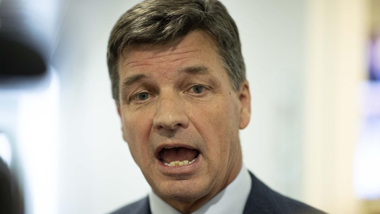 Opposition Treasurer Angus Taylor lambasted the government’s plan to increase superannuation concession rates for the country’s highest earners. Picture: NCA NewsWire / Gary Ramage