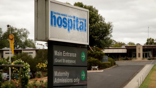 The troubled Bacchus Marsh hospital.