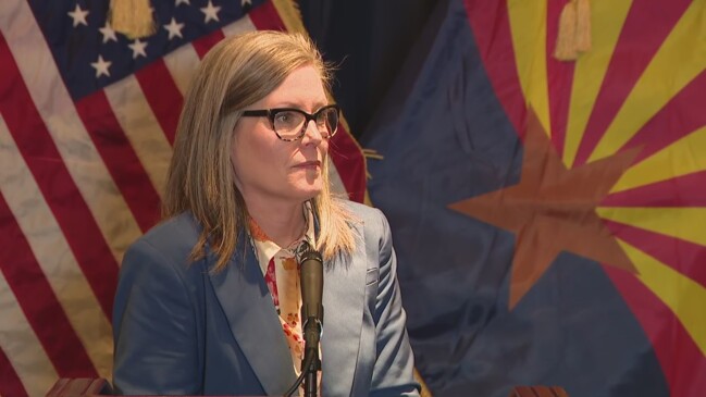 Arizona Gov. Katie Hobbs holds news conference