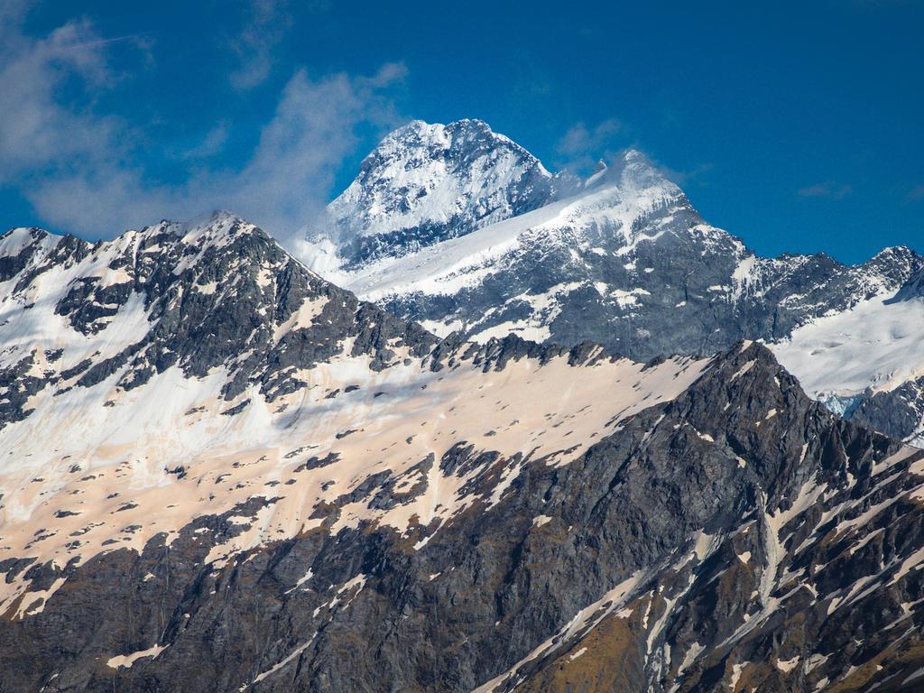 Not anymore. NZ’s glaciers have tuned pink thanks to Australia. Picture: Liz Carlson