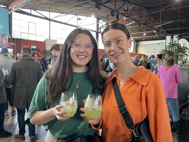 Jess and Taz at the 2023 Mould Cheese Festival in Melbourne. Picture: Himangi Singh.