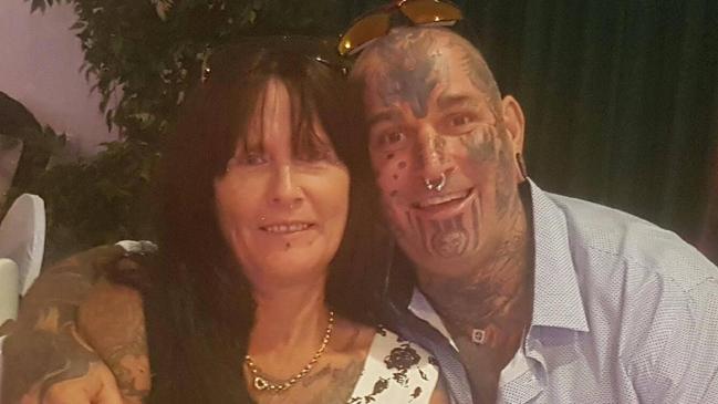 David-John Phillips with his wife Sandra. Mr Phillips died while riding his motorcycle in a traffic crash at Tamborine Mountain. Picture: Facebook/Sandra N David Phillips.