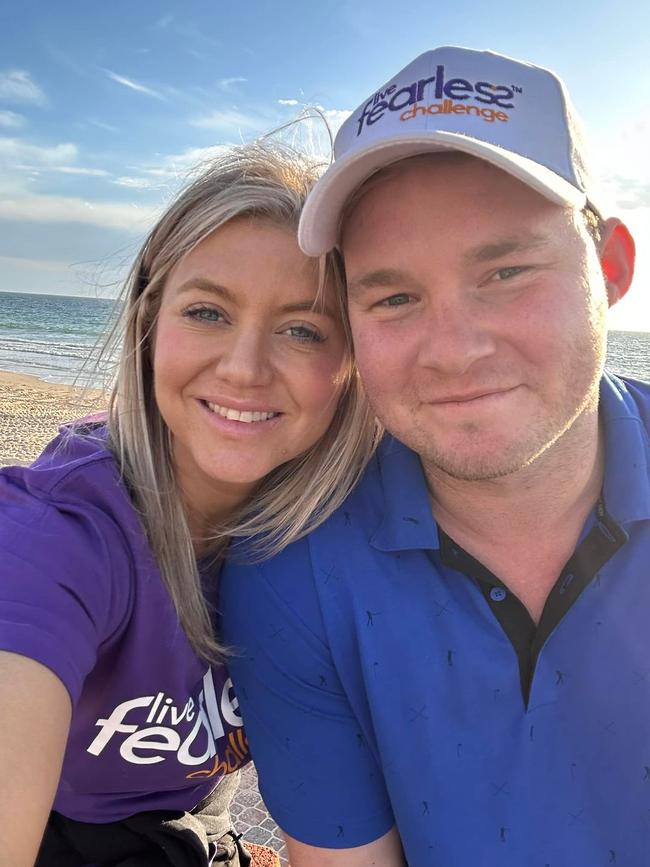 Sarah Starkey, a Crohn's and IBD ambassador, and her husband Tom Starkey are looking for a surrogate. Picture: Supplied