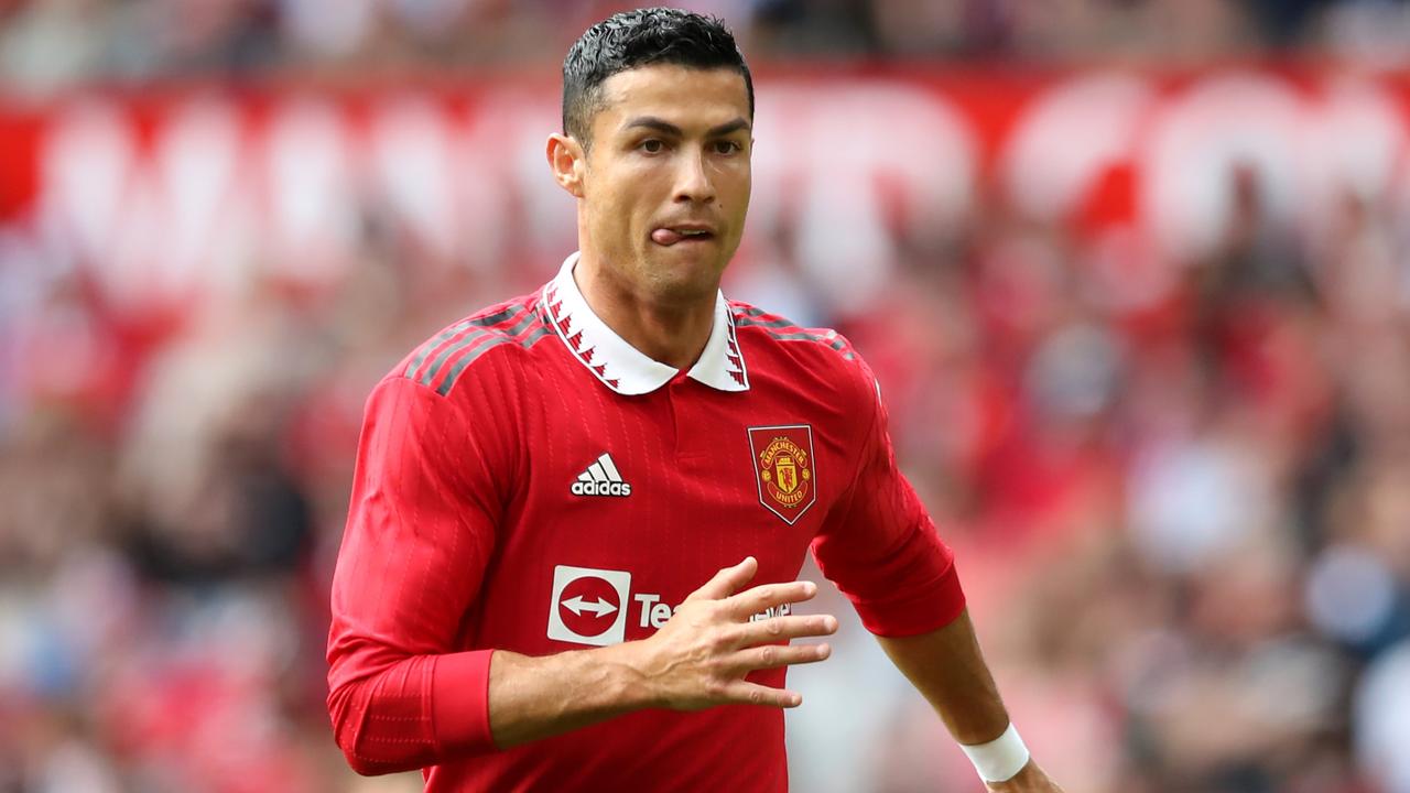 Cristiano Ronaldo sulks out of Old Trafford during Manchester