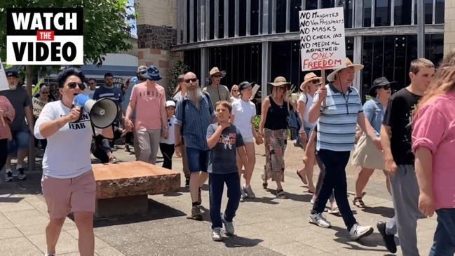 Anti vaccine mandate protesters take to the streets