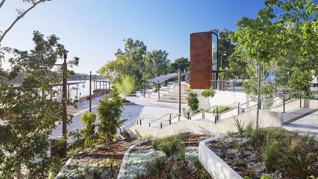 The Rockhampton Riverside project is a CBD revitalisation success story to inspire Townsville. Picture: URBIS.