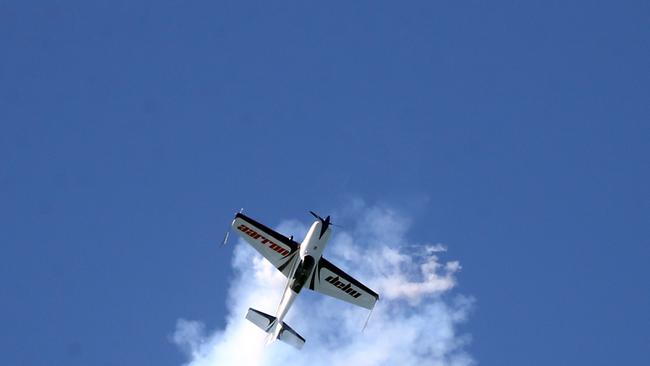 Aarron Deliu at day three of the Pacific Airshow, 20 August 2023. Picture: Richard Gosling
